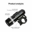 5LED Bike Light MTB Road Bicycle Headlight Butterfly Back Rear Taillight Cycling Safety Warning Light Bicycle Lamp Flashlight