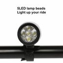 5LED Bike Light MTB Road Bicycle Headlight Butterfly Back Rear Taillight Cycling Safety Warning Light Bicycle Lamp Flashlight