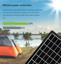 15W 6V USB mobile phone charging portable monocrystalline silicon solar panel LED with 1200mAh battery