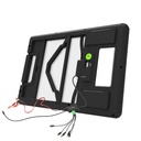20W 6/9/16V USB mobile phone charging portable monocrystalline silicon solar panel LED with 2400mAh battery