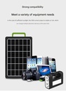 20W 6/9/16V USB mobile phone charging portable monocrystalline silicon solar panel LED with 2400mAh battery