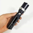 Q5 aluminum alloy bright zoom flashlight Rechargeable Li-ion 18650 Zoom led  Flashlight
