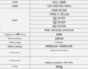 10400mAh UPS Power Supply 5V 9V 12V 18W Battery Backup Mini UPS Support POE for router CCTV