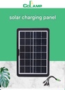 CCLAMP  6w voltage stabilized solar panel power bank mobile phone charging