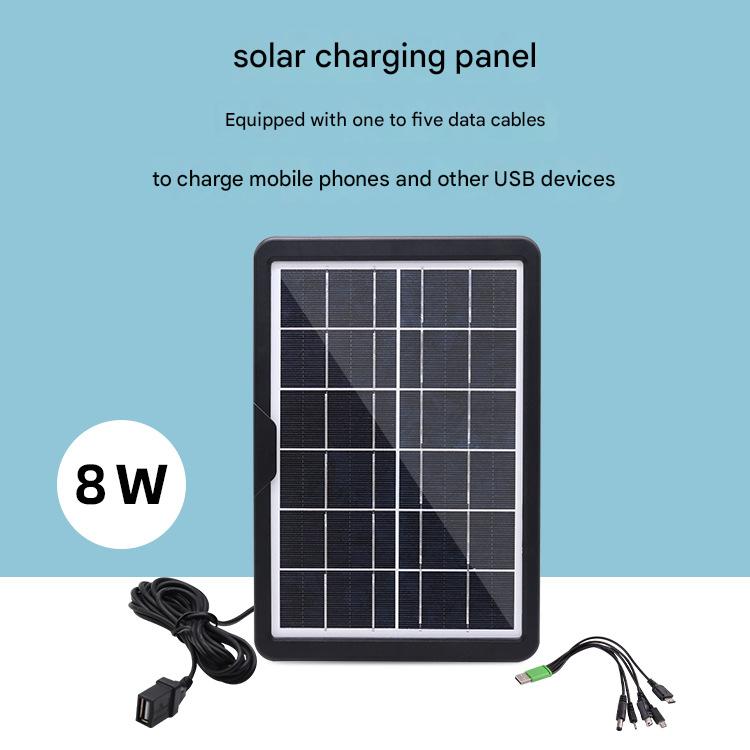 CCLAMP  6w voltage stabilized solar panel power bank mobile phone charging