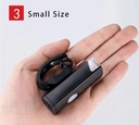 USB Rechargeable Bike Light Set Front Light with Taillight Easy to Install 3 Modes Bicycle Accessories