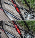USB Rechargeable Bike Light Set Front Light with Taillight Easy to Install 3 Modes Bicycle Accessories
