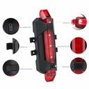 Rechargeable USB LED Bicycle Tail Light
