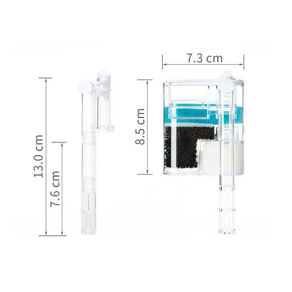 220V Nepall fish tank filter small circulating pump three-in-one water purification waterfall oxygenation