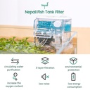 220V Nepall fish tank filter small circulating pump three-in-one water purification waterfall oxygenation