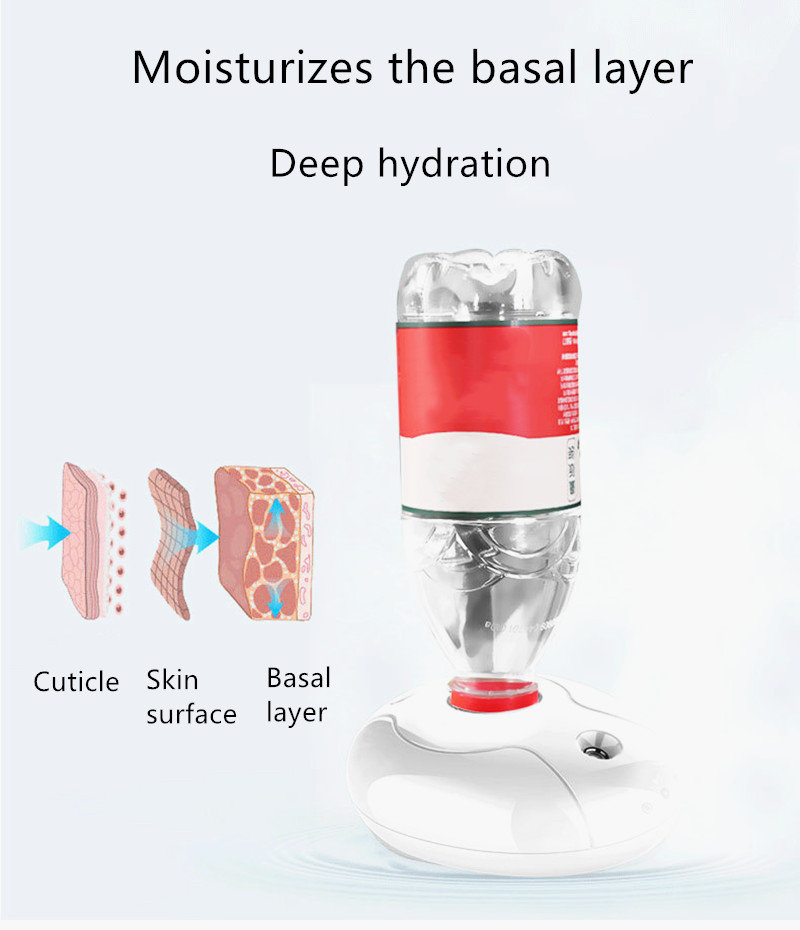 Air Humidifier USB Power Bottle Holder Timing Anti-burnout LED Night Light Aroma Diffuser Mist Maker Home Office Car Humidifier