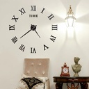 Roman character DIY large 3D wall clock Clock Frameless Mirror Big Wall Clock