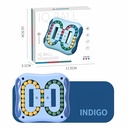 Rotating Magic Beans Cube Fingertip Fidget Toys Kids Spin Bead Cube Hamburger Toy Cube Adults Kids Stress Relief Education Toys