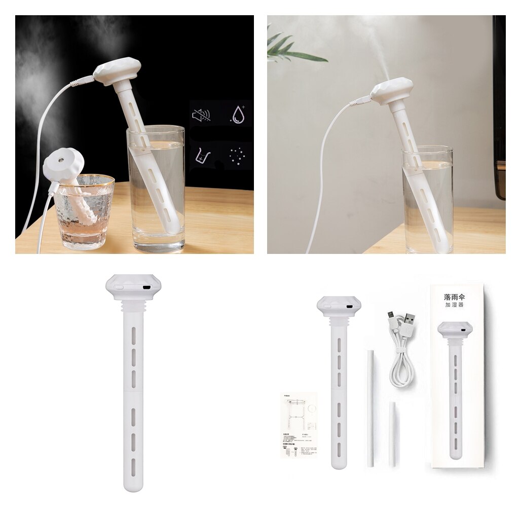 USB Mini Ultrasonic Air Humidifier Bottle Mist Maker Maker Aroma Diffuser Car humidifier