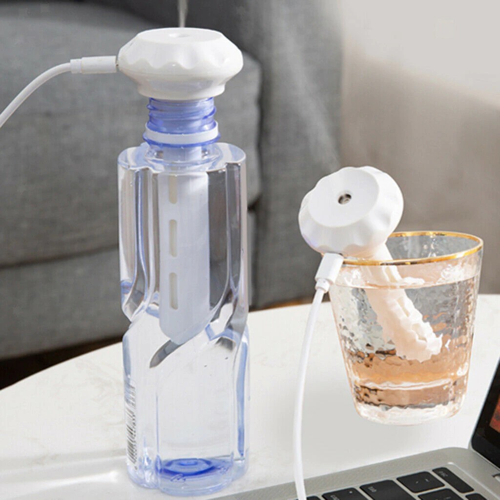 USB Mini Ultrasonic Air Humidifier Bottle Mist Maker Maker Aroma Diffuser Car humidifier