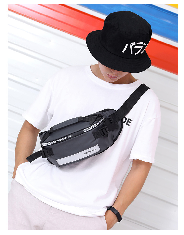 Men Nylon Waist Bags