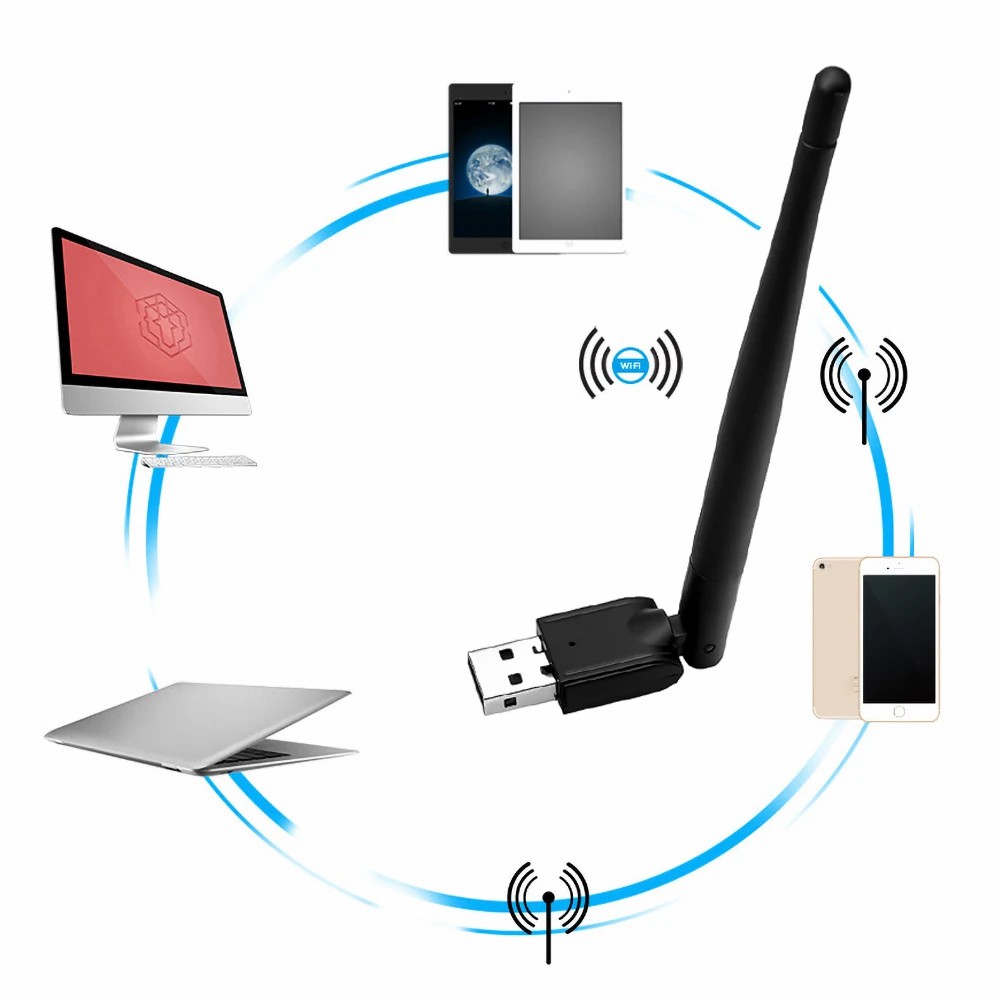 USB Wifi Adapter 150M WiFi Dongle Wi-fi Receiver Wireless Network Card MT7601