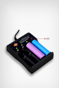 18650 Four Slot Lithium Battery Charger Rechargeable Lithium Li ion Batteries Compatible 18650 26650 21700