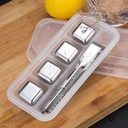 304 Stainless Steel Ice Cubes Reusable Chilling Stones