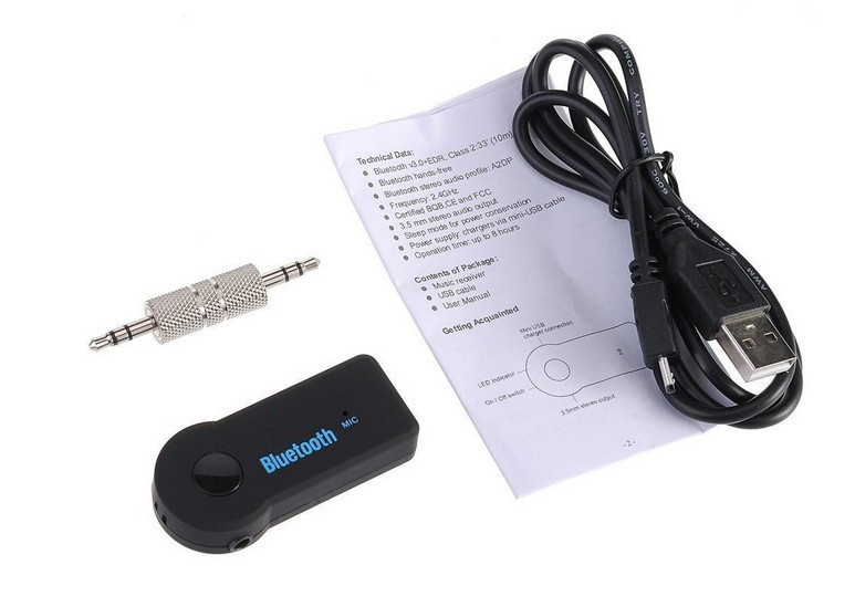3.5MM Wireless Car Bluetooth Receiver Adapter