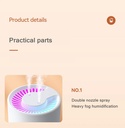 5L Air Humidifier Aroma Ultrasonic Essential Oil Diffuser With Night Light Aromatherapy Mist Maker Purifier