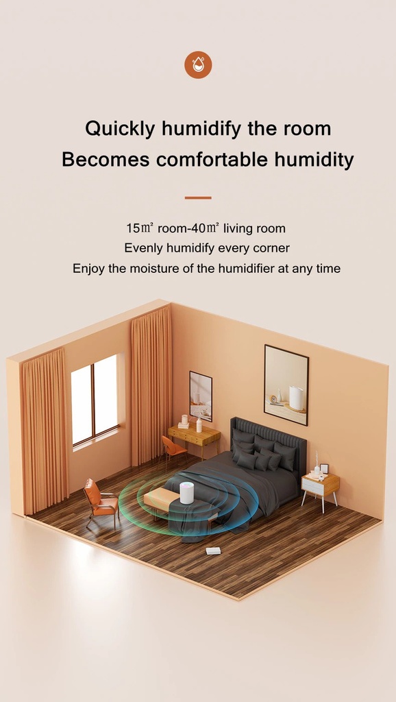 5L Air Humidifier Aroma Ultrasonic Essential Oil Diffuser With Night Light Aromatherapy Mist Maker Purifier