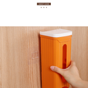 Wall-mounted garbage bag storage box