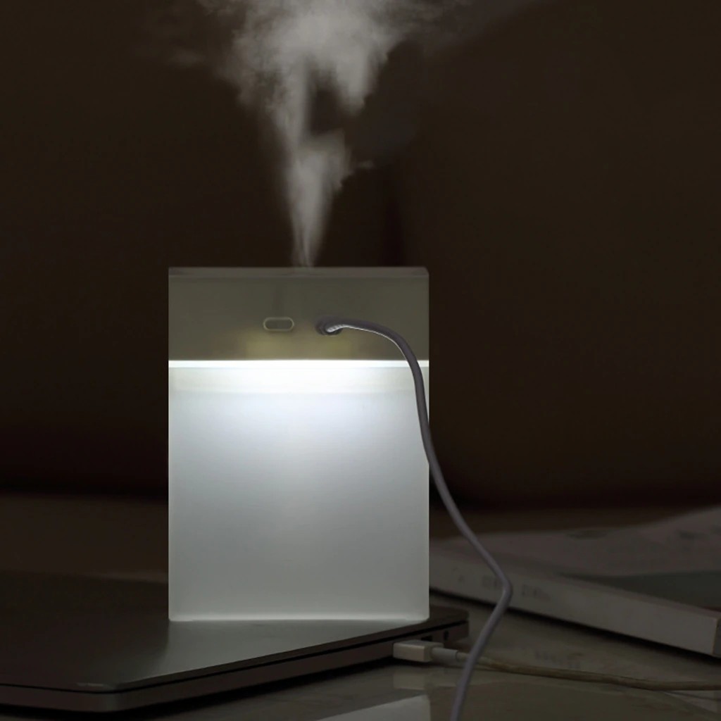 280ML Air Humidifier USB Ultrasonic LED Lamp Mini Essential Oil Diffuser Car Purifier