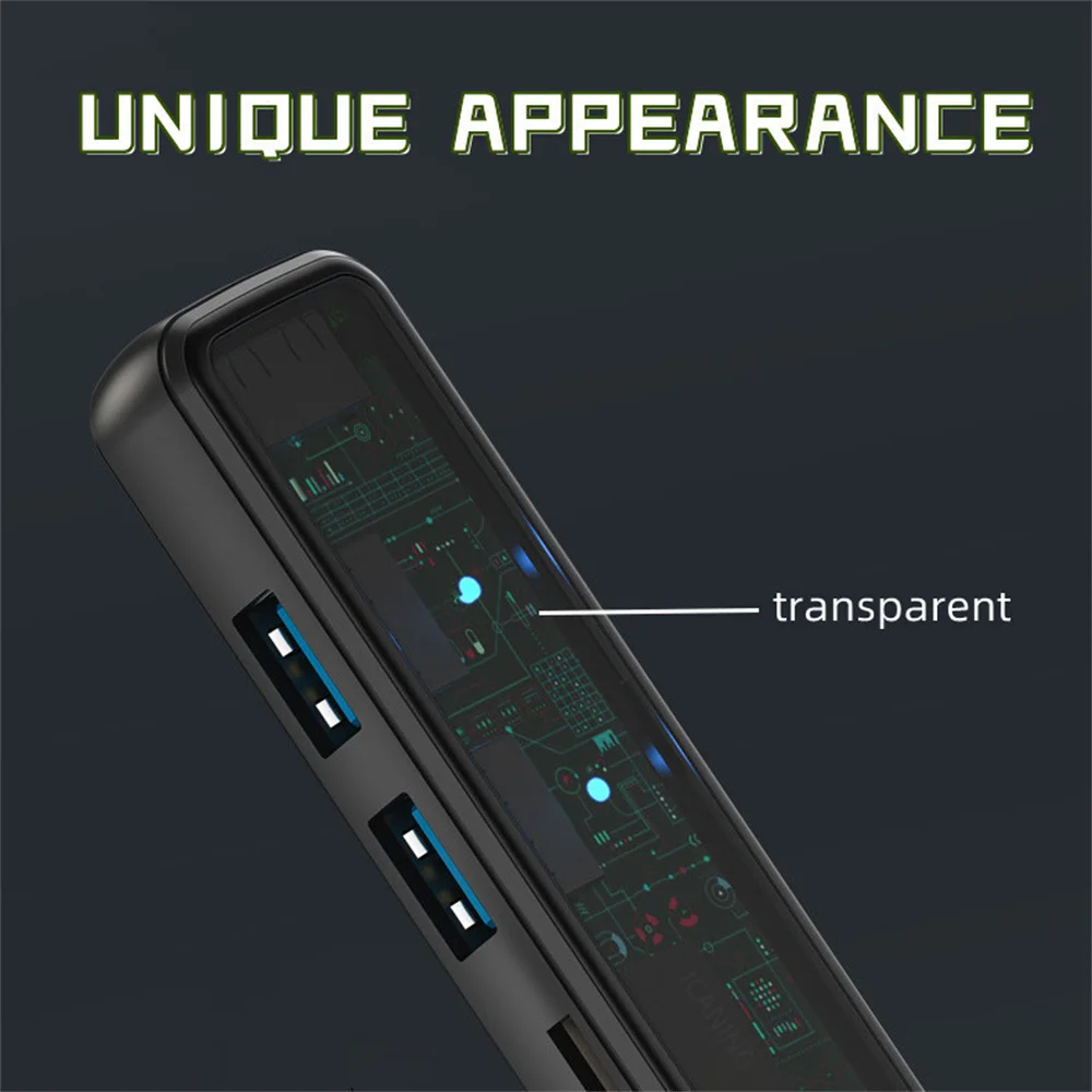 USB 3.0 Hub High Speed USB Splitter Card Reader SD TF Micro SD Multiport HUB
