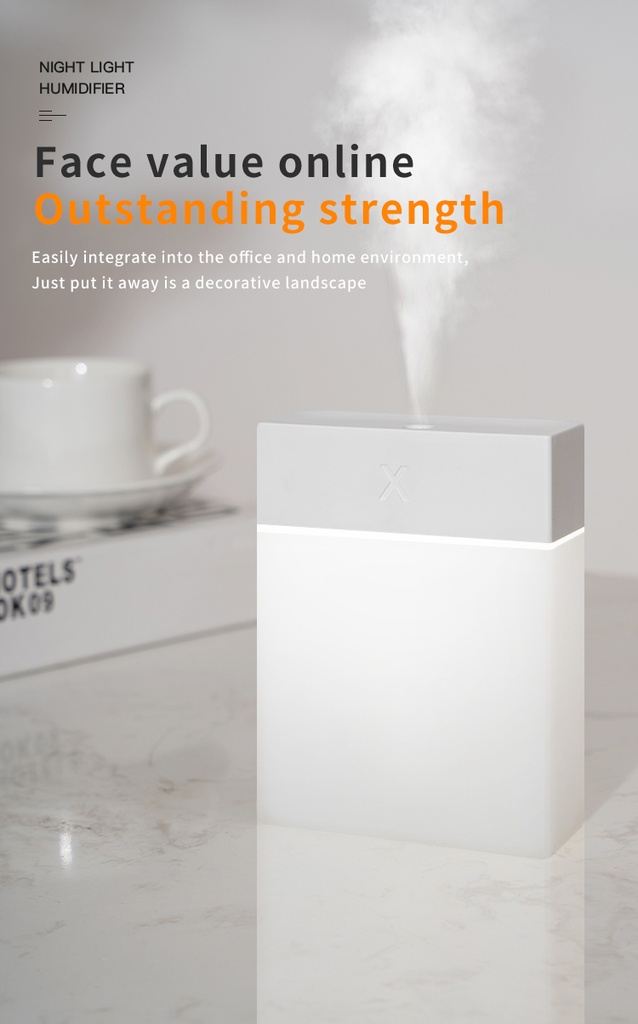 280ML Air Humidifier USB Ultrasonic LED Lamp Mini Essential Oil Diffuser Car Purifier