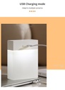 280ML Air Humidifier USB Ultrasonic LED Lamp Mini Essential Oil Diffuser Car Purifier