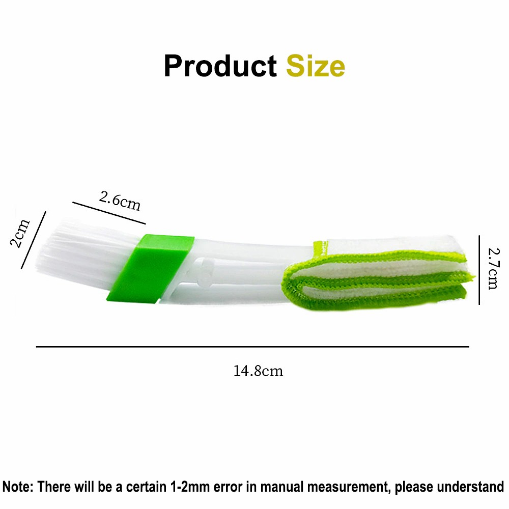 Automobile air-conditioning outlet double angel car interior trim and dust cleaning brush tool clean vehicle gap