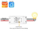 Tuya WiFi Smart Home Switch Relay Module Smart Life APP Voice Control Smartphone Remote Control Timer