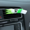 Automobile air-conditioning outlet double angel car interior trim and dust cleaning brush tool clean vehicle gap