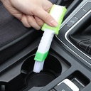 Automobile air-conditioning outlet double angel car interior trim and dust cleaning brush tool clean vehicle gap