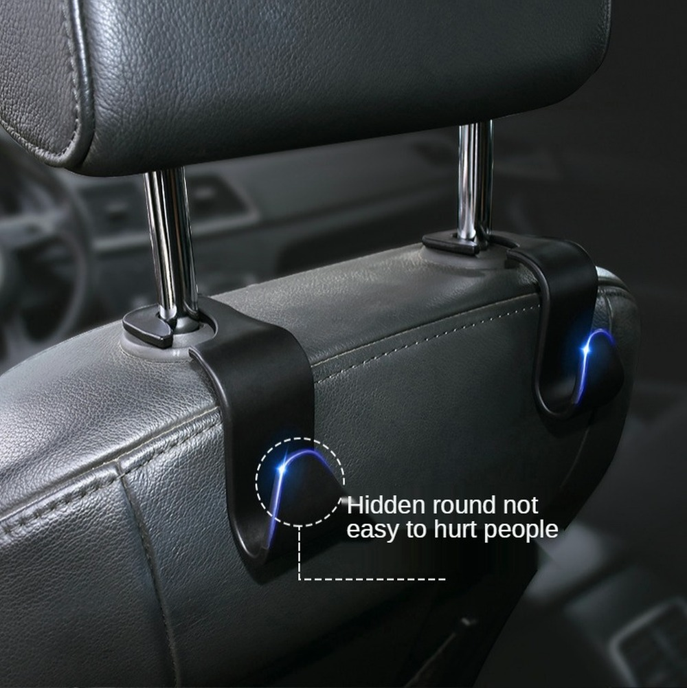 Car Seat Headrest Hook Auto Back Seat Organizer Hanger Storage Holder