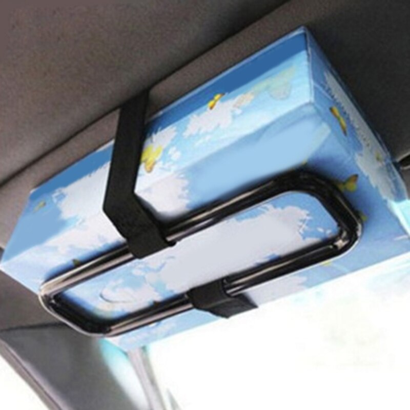 Car Sun Visor Tissue Box Seat Backrest Bracket
