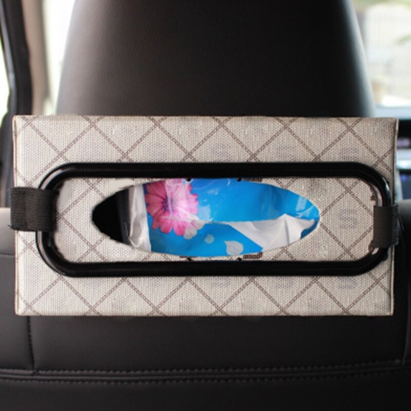 Car Sun Visor Tissue Box Seat Backrest Bracket