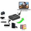 4k Audio Video Capture Card with Loop Out HDMI-compatible USB 2.0 for Phone PS4 Game Live Video Streaming Record