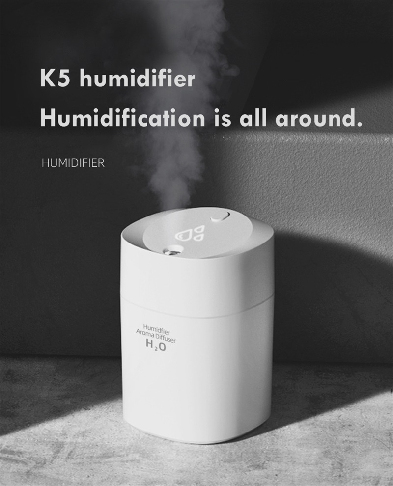 220ML Mini Humidifier Home Aromatherapy Diffuser USB Aroma Mist Maker With Light