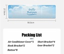 Adjustable Air Conditioning Wind Deflector Baffle Household Anti-direct Blowing Air Windshield Hanging Air Conditioner Cover