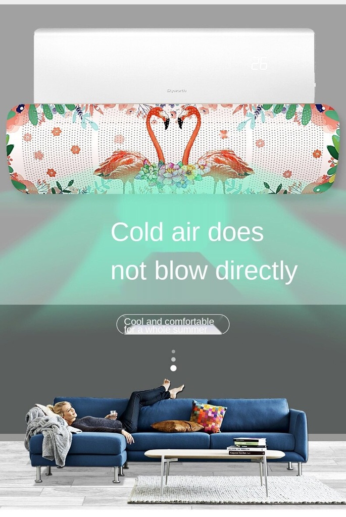 Air conditioning wind deflector household ventilation breathable cover the wind guide plate