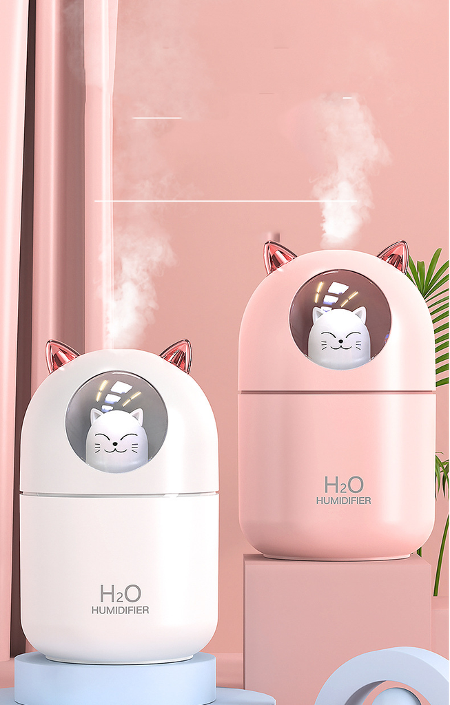 300ml Cute Cat Cool Mist Humidifier