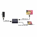 4k Audio Video Capture Card with Loop Out HDMI-compatible USB 2.0 for Phone PS4 Game Live Video Streaming Record