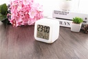 Colorful light LED alarm clock Color Night Light, Large LED Display, Dual Alarm, Dimmer, USB Charger Port