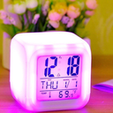 Colorful light LED alarm clock Color Night Light, Large LED Display, Dual Alarm, Dimmer, USB Charger Port