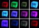 Colorful light LED alarm clock Color Night Light, Large LED Display, Dual Alarm, Dimmer, USB Charger Port