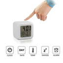 Colorful light LED alarm clock Color Night Light, Large LED Display, Dual Alarm, Dimmer, USB Charger Port