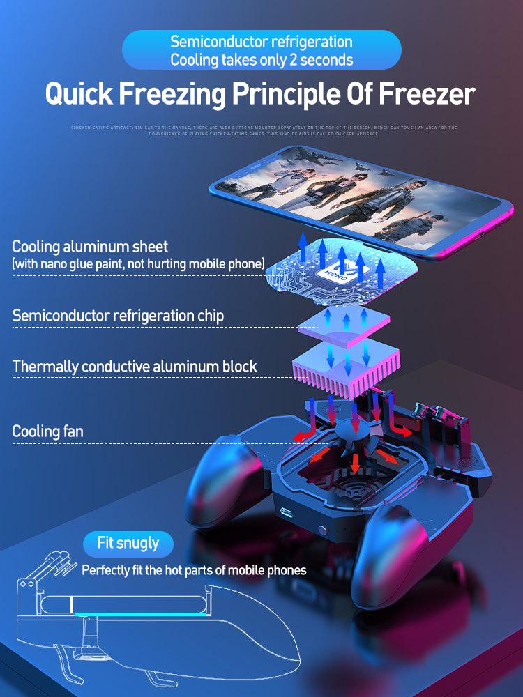 MEMO DL88 Gamepad Game Controller Joystick Phone Radiator Semiconductor Radiator Phone Trigger