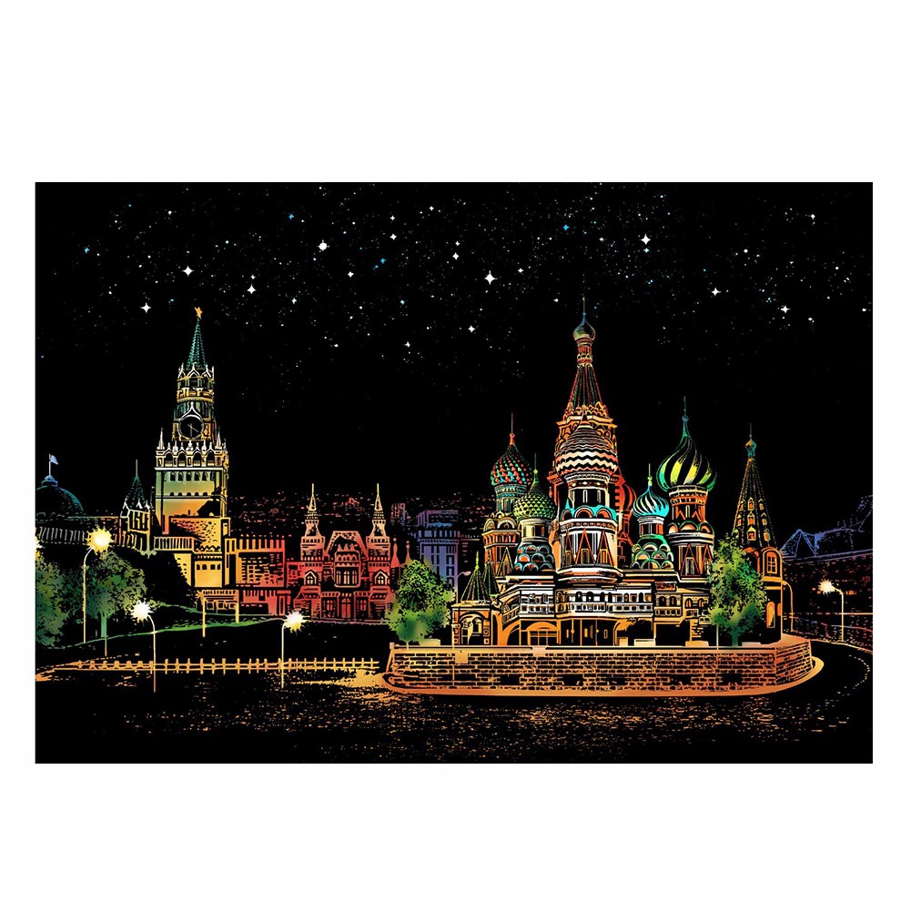 Creative DIY Gifts Scraping Paintings